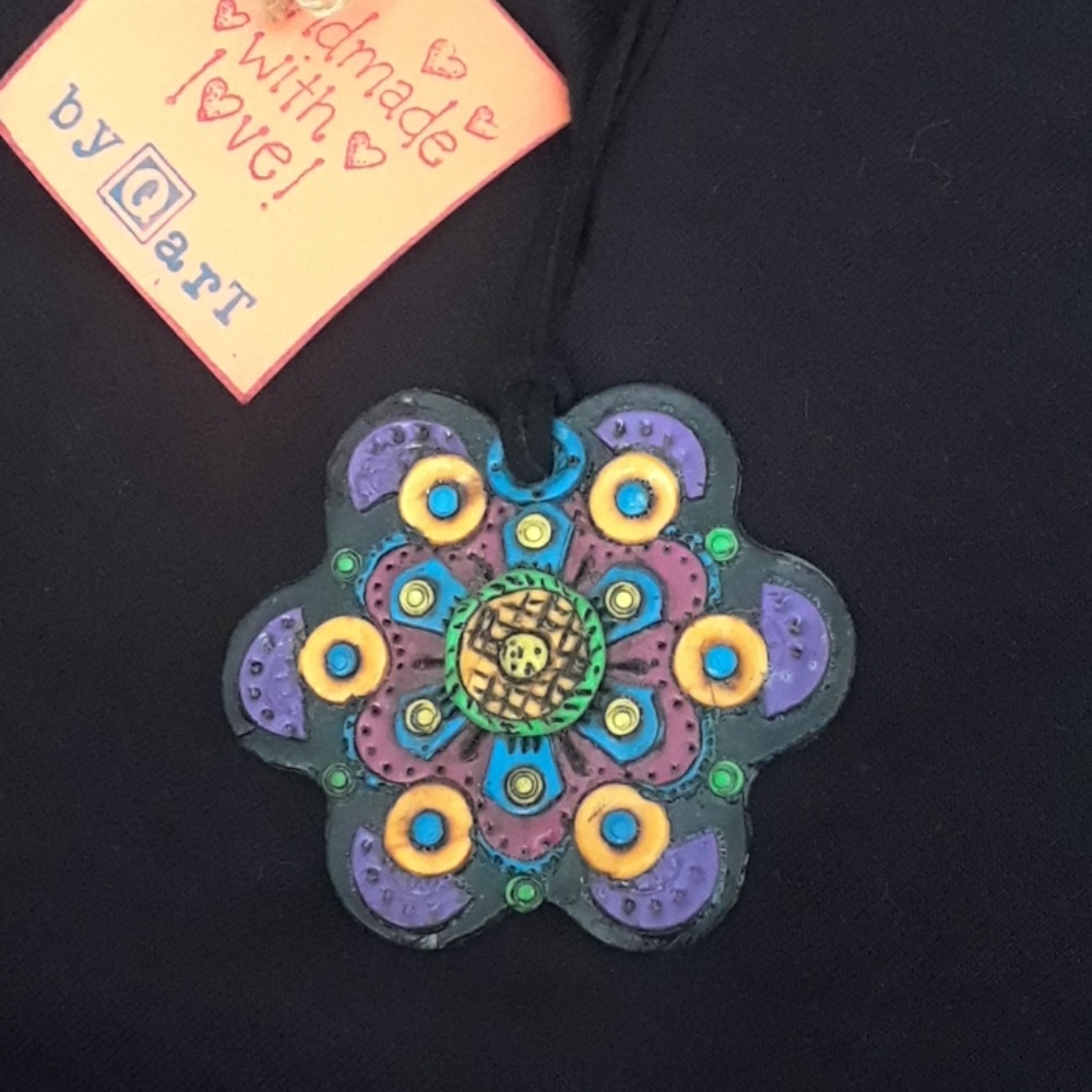 Handmade necklace, Mandala necklace